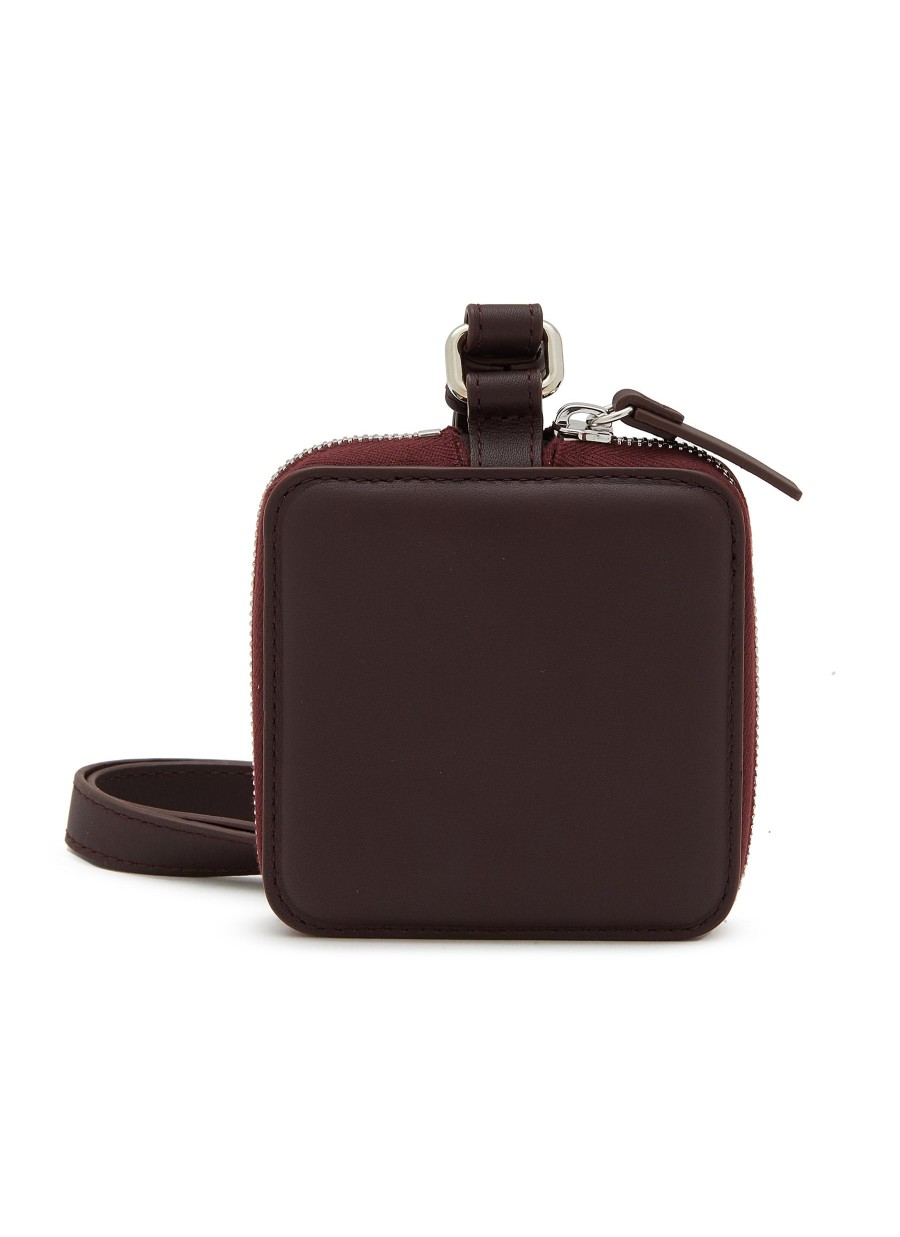 Men BONASTRE Small Leather Goods | Leather Wallet With Neck Strap