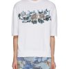 Men AMIRI T-Shirts | Floral Logo Cotton T-Shirt