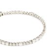 Women LC COLLECTION JEWELLERY Fine Jewellery | 18K White Mixed Cut Diamond Tennis Bracelet