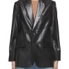 Women MM6 MAISON MARGIELA Jackets | Coated Front Tailored Jacket