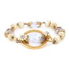 Women LANE CRAWFORD VINTAGE ACCESSORIES Vintage Accessories | Gold Tone Faux Pearl Glass Bracelet