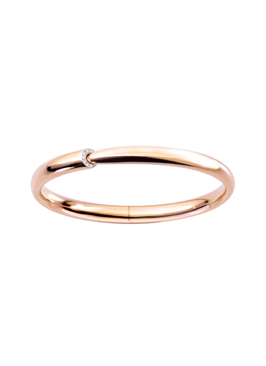 Women VHERNIER Fine Jewellery | Calla 18K Rose Gold Diamond Bracelet — 15Cm