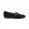 Men BAUDOIN & LANGE Flats | Sagan Classic Buckle Suede Loafers