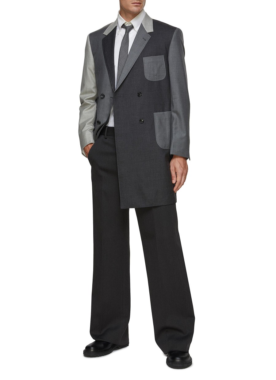 Men THOM BROWNE Suits | Asymmetrical Wool Blazer