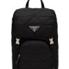 Men PRADA Backpacks | Quilted Re-Nylon Backpack