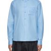 Men LOEWE Shirts | Embroidered Anagram Pocket Shirt