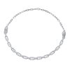 Women LC COLLECTION JEWELLERY Fine Jewellery | 18K White Gold Diamond Chain Necklace — Size 14"