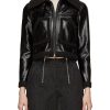 Women ALICE & OLIVIA Jackets | Isaiah Zip Up Cropped Jacket