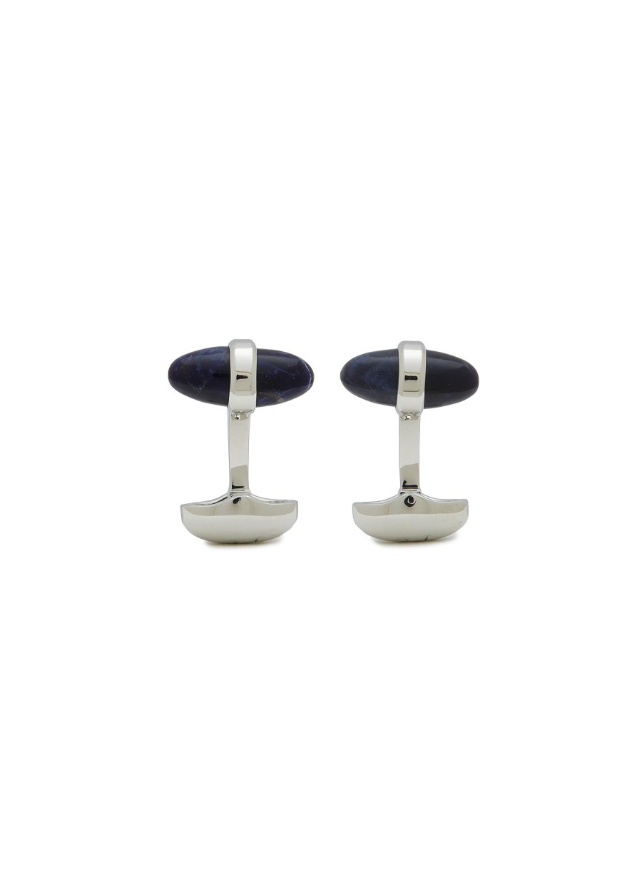 Men BABETTE WASSERMAN Cufflinks | Bullet Shaped Sodalite Sleek Cufflinks