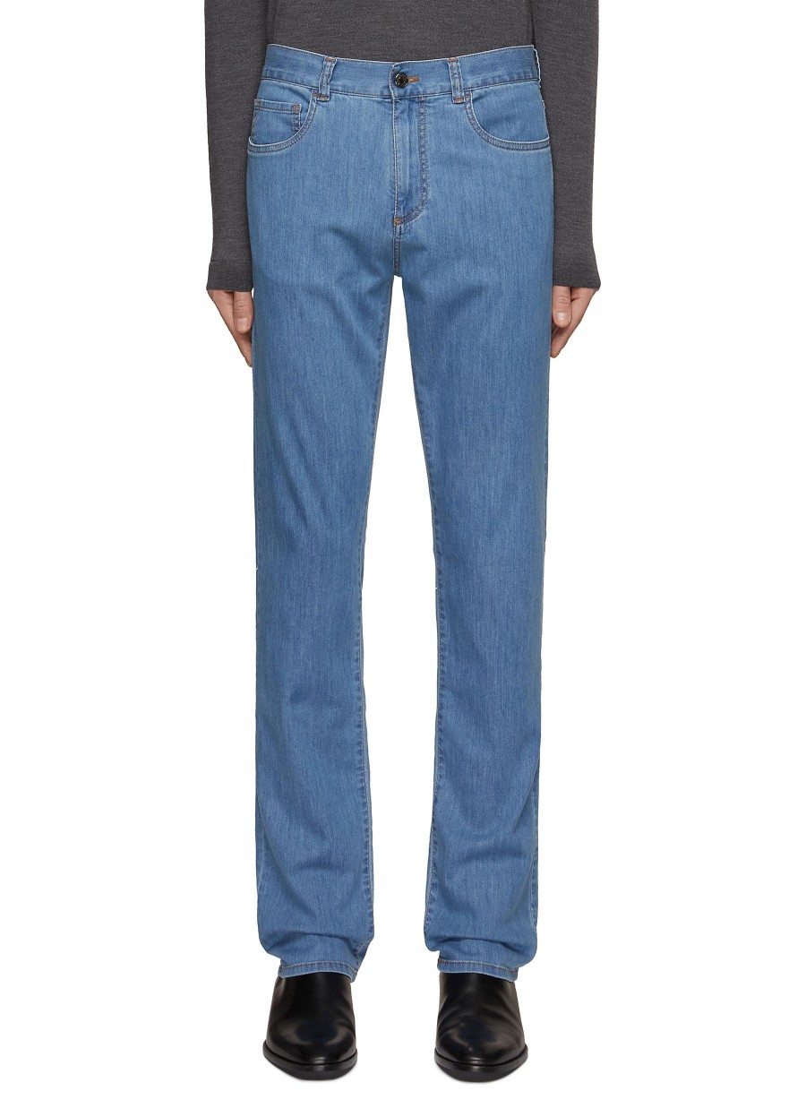 Men CANALI Pants | Straight Leg Jeans