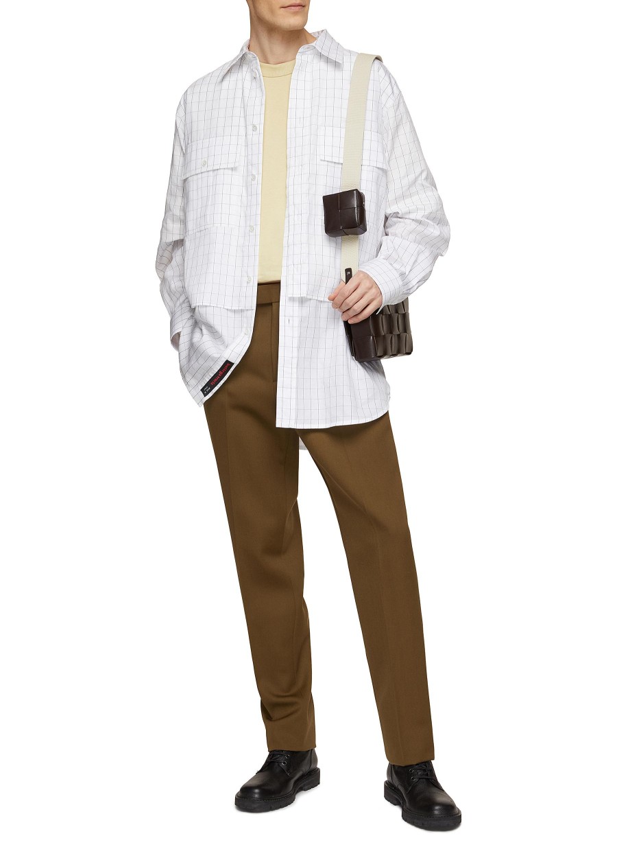 Men BOTTEGA VENETA Shirts | Double Layered Shirt Jacket