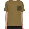 Men LOEWE T-Shirts | Negative Space Embroidered Angram T-Shirt