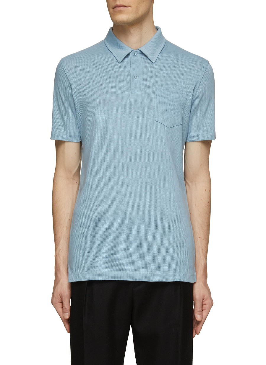 Men SUNSPEL Polos | Riviera Cotton Polo Shirt