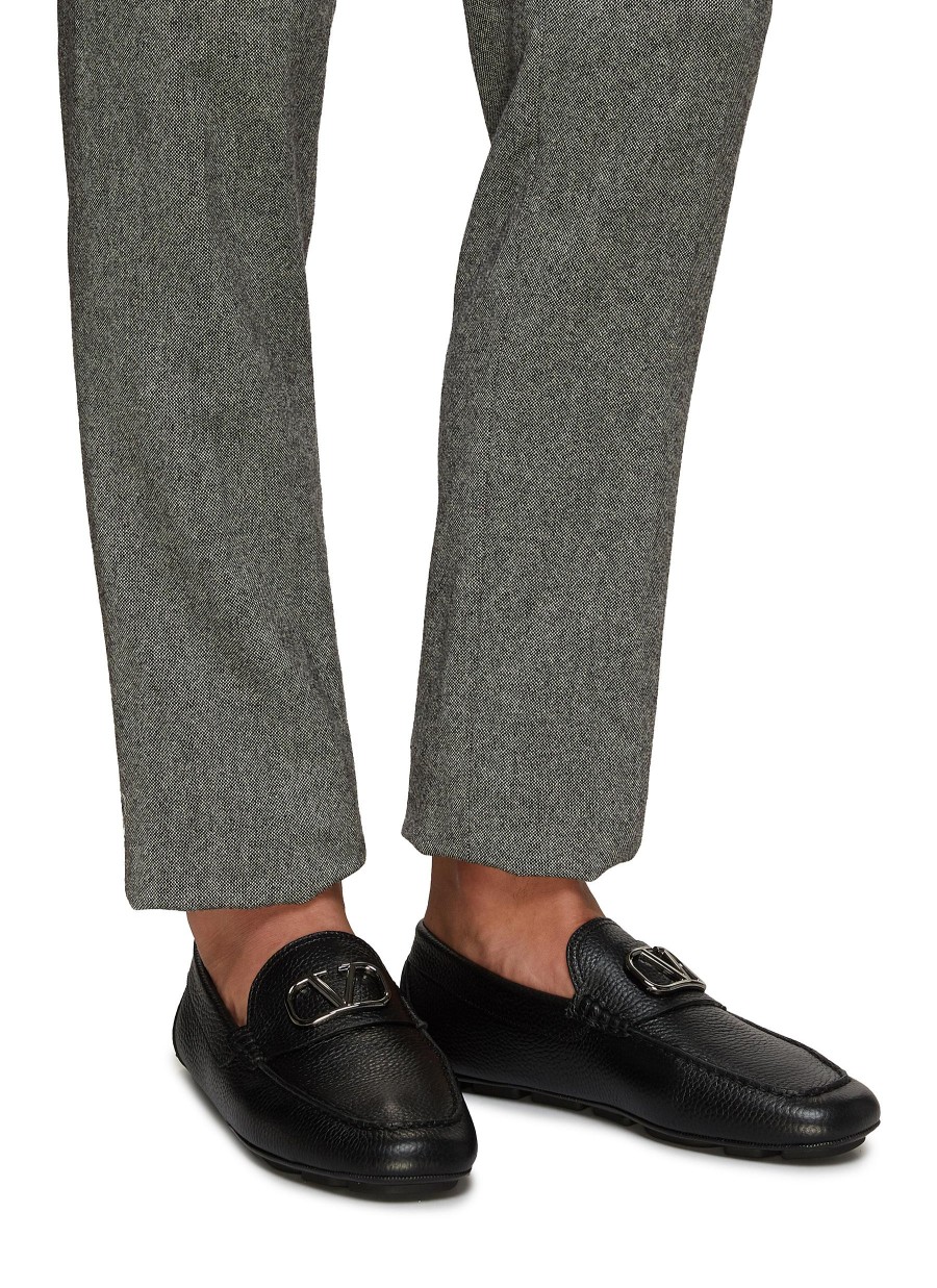 Men VALENTINO Flats | Vlogo Driver Loafers