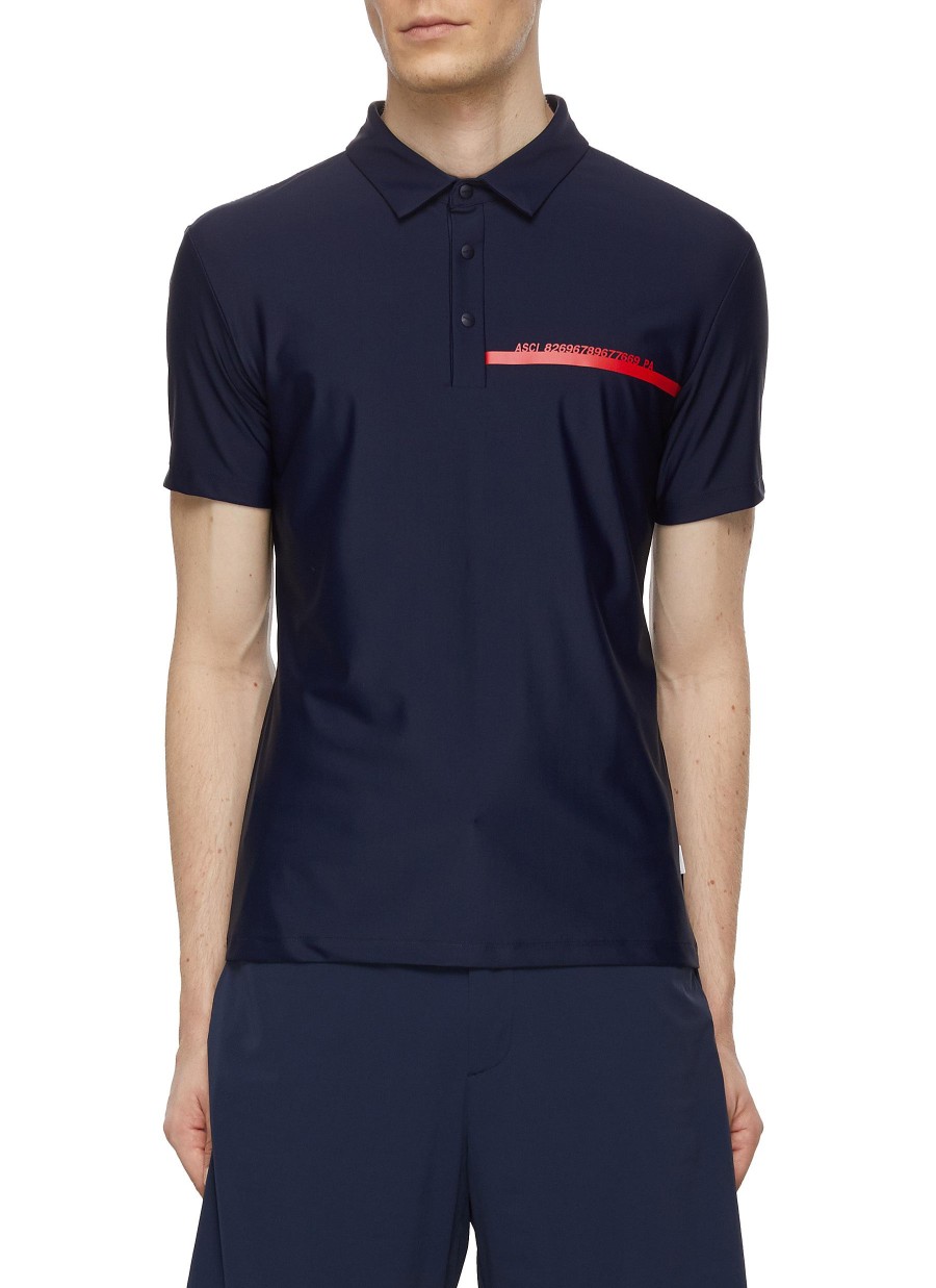 Men GOSPHERES Polos | Asci Code Logo Polo Shirt