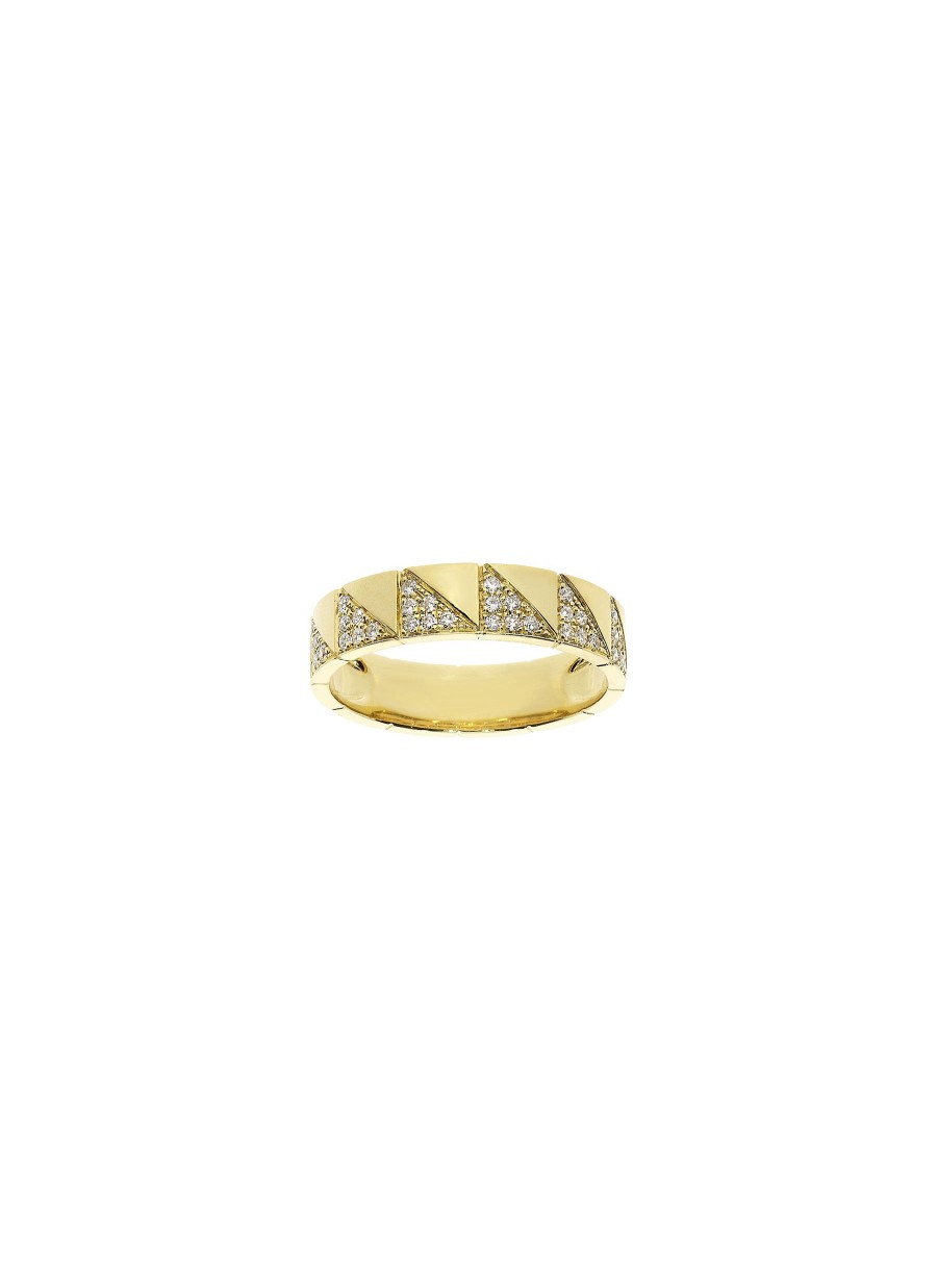 Women LC COLLECTION JEWELLERY Fine Jewellery | 18K Gold Diamond Ring — Size Us 6.5