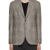 Men EQUIL Suits | Notch Lapel Plaid Blazer