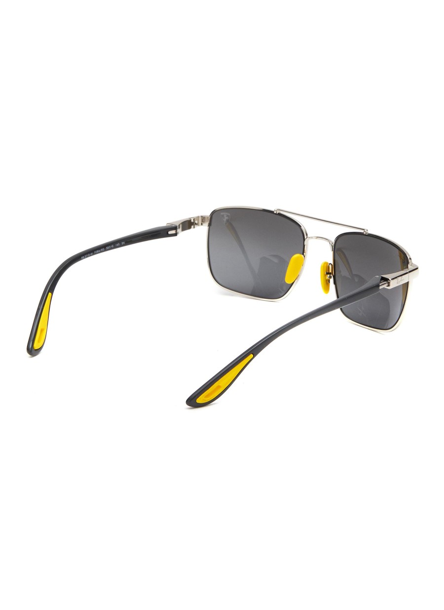 Men RAY BAN Eyewear | X Scuderia Ferrari Metal Square Sunglasses