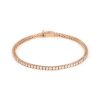 Women LC COLLECTION JEWELLERY Fine Jewellery | 18K Rose Gold Diamond Tennis Bracelet