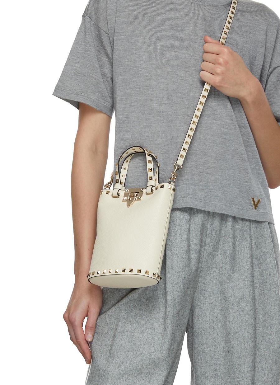 Women VALENTINO Crossbody | Rockstud Leather Pouch