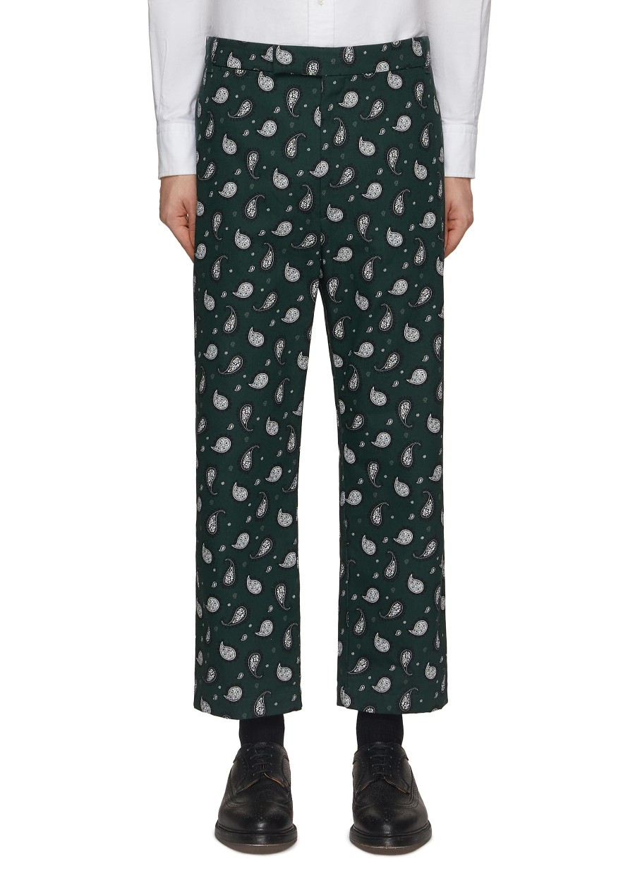 Men THOM BROWNE Pants | Paisley Printed Pants