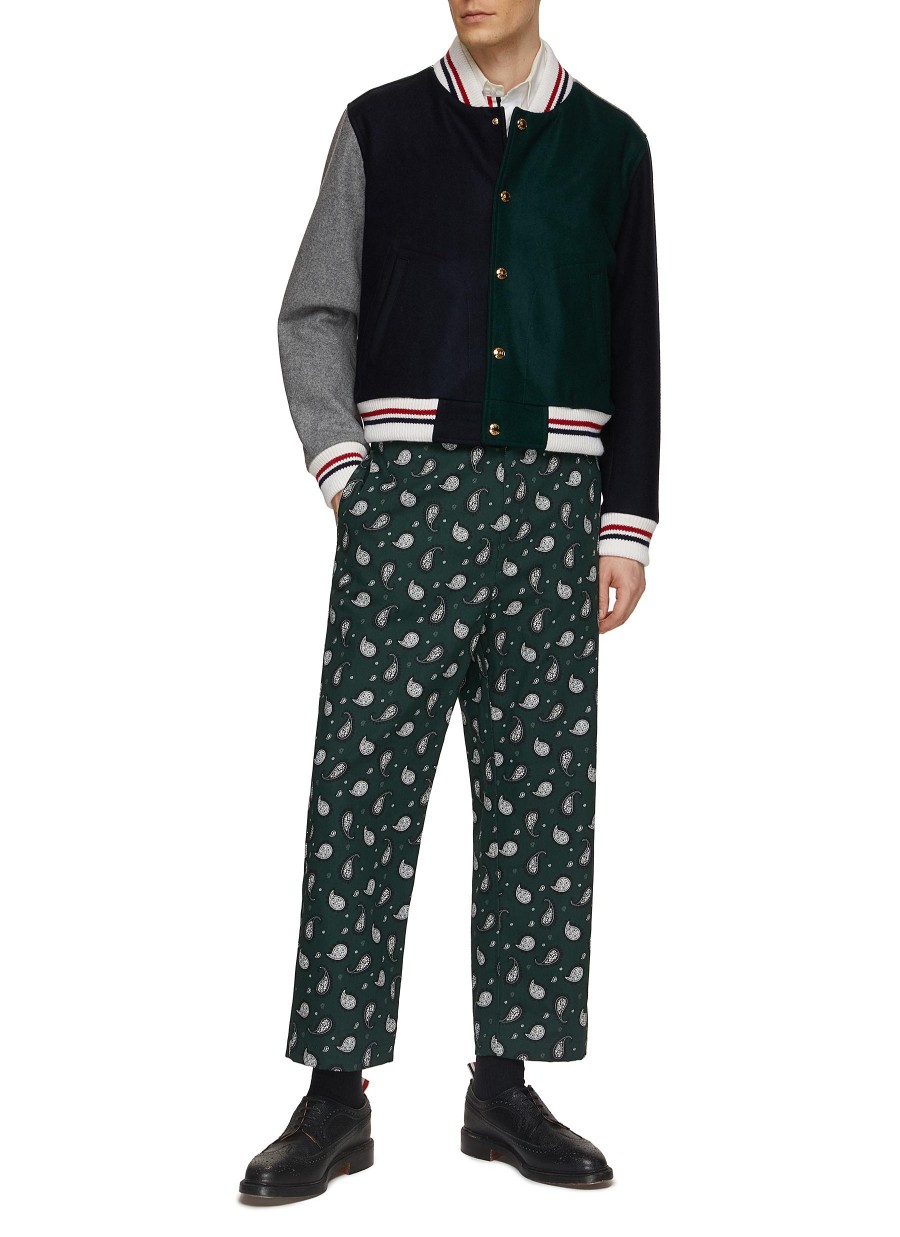 Men THOM BROWNE Pants | Paisley Printed Pants