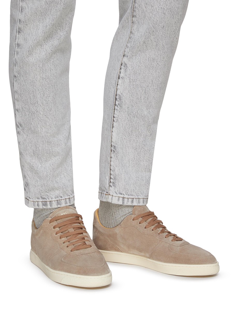 Men BRUNELLO CUCINELLI Sneakers | Suede Low Top Sneakers