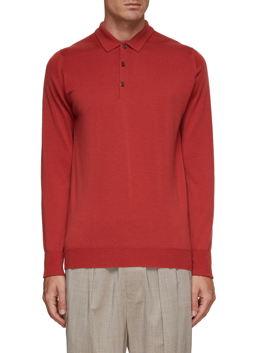 Men JOHN SMEDLEY Polos | Cotswold Wool Polo Shirt