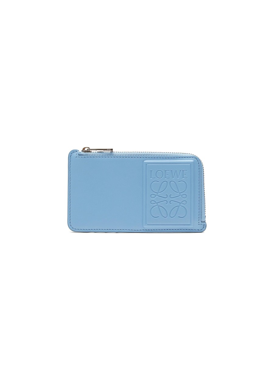 Men LOEWE Small Leather Goods | Rubber Injection Leather Coin Cardholder