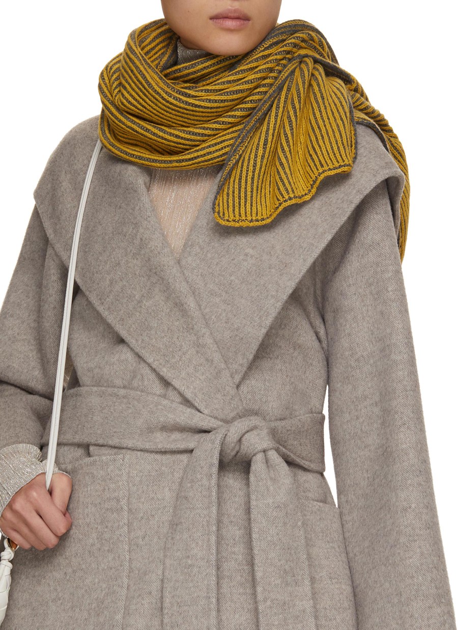 Women JOVENS Scarves & Wraps | Bi-Colour Stripe Cuff Scarf