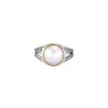 Women JOHN HARDY Fine Jewellery | Classic Chain 18K Gold Sterling Silver Cultured Mabe Pearl Ring — Size 6