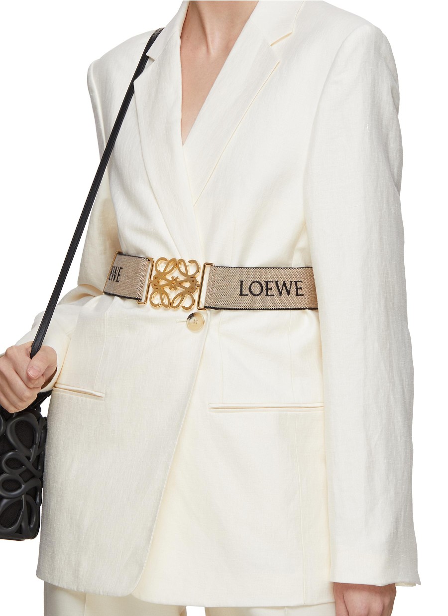 Women LOEWE Belts | Anagram Elastic Belt