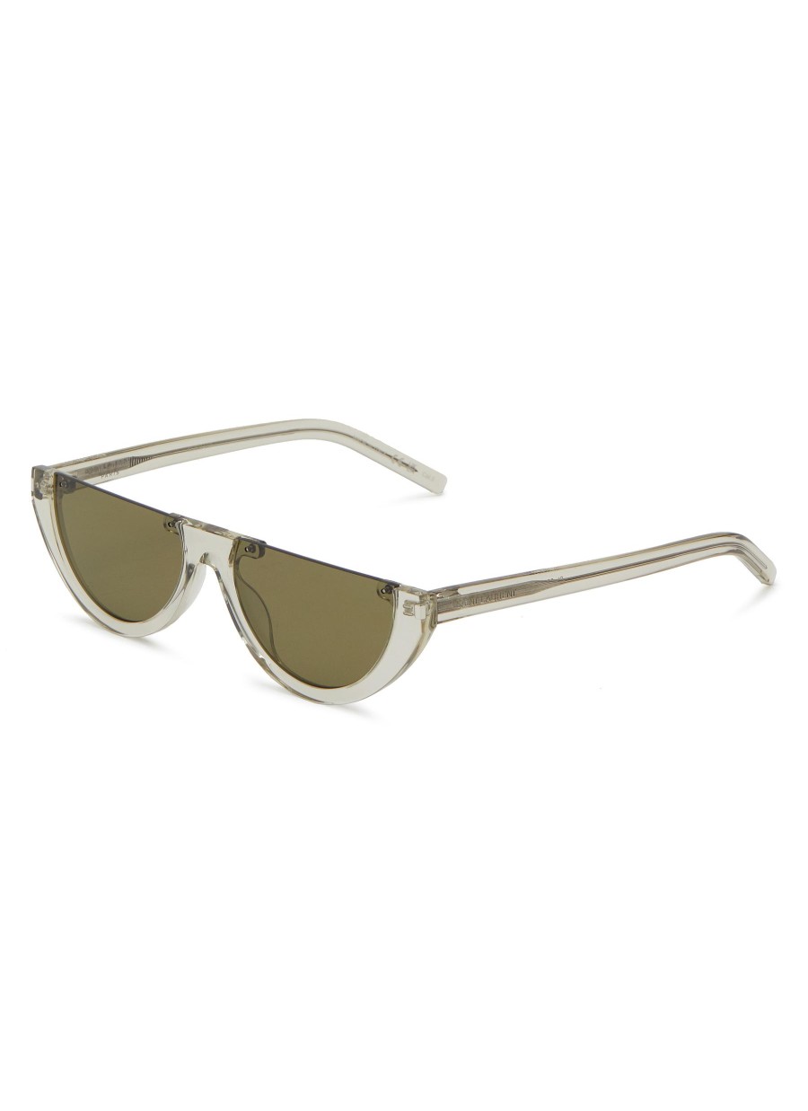 Women SAINT LAURENT Eyewear | Half Frame Acetate Sunglasses