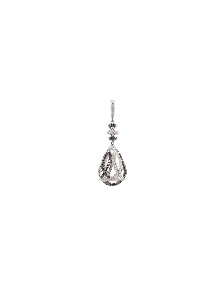 Women LC COLLECTION JEWELLERY Fine Jewellery | 18K White Gold Diamond Pendant