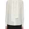 Women MO&CO. Tops | Rhinestones Tied Long Sleeves Shirt