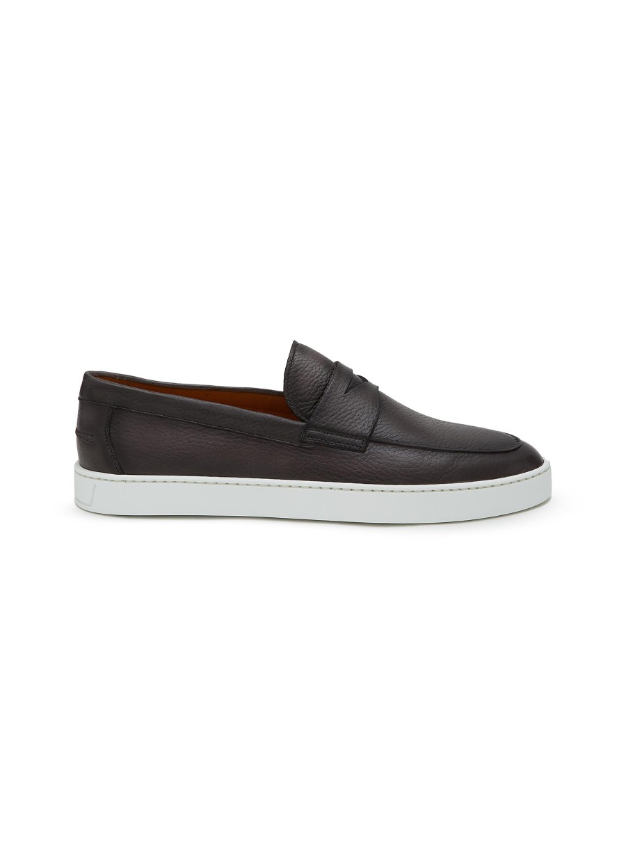 Men MAGNANNI Flats | Leather Penny Loafers