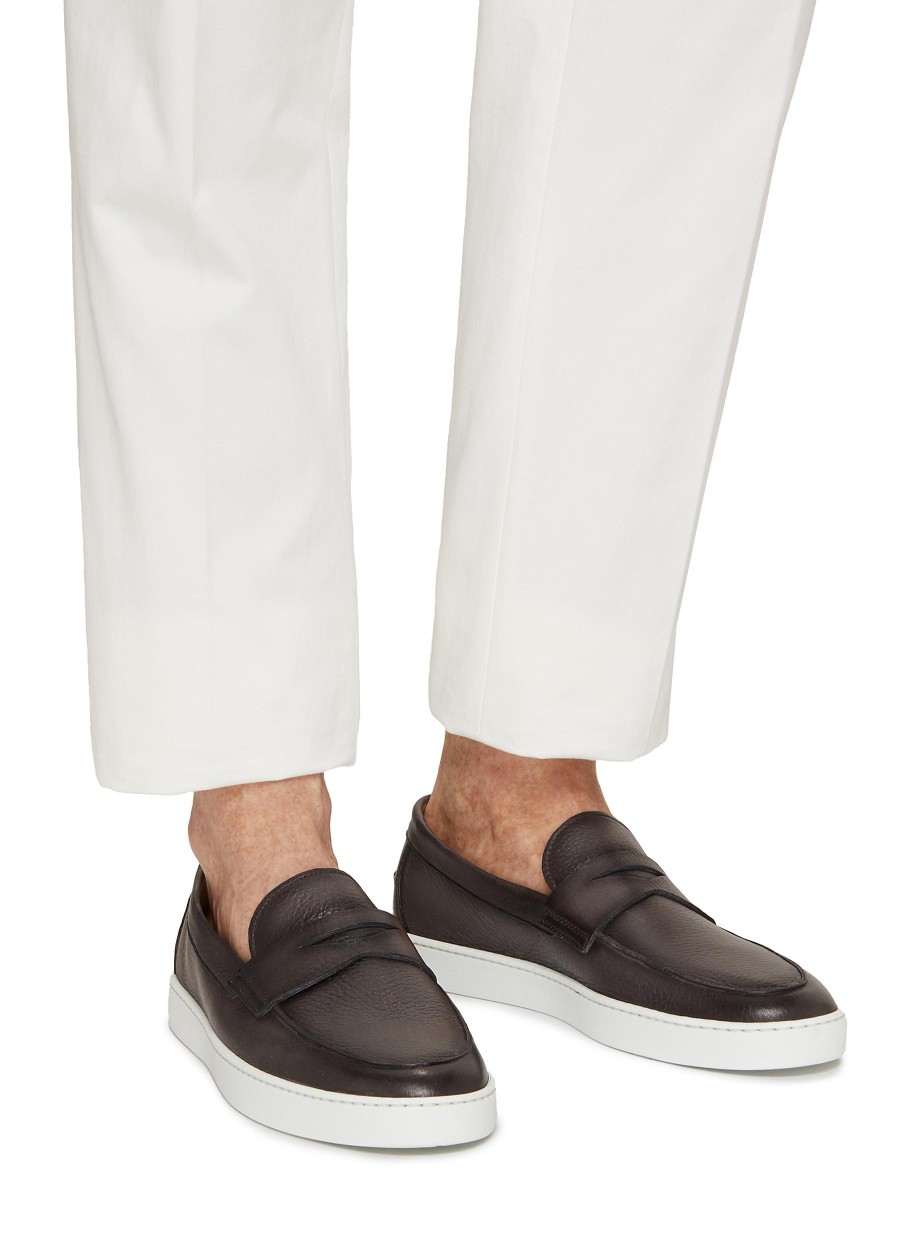 Men MAGNANNI Flats | Leather Penny Loafers