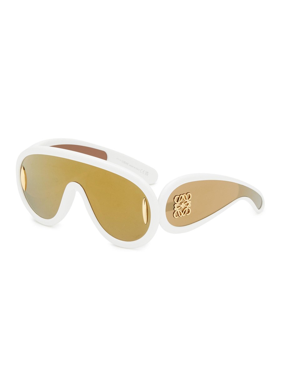 Women LOEWE Eyewear | Wave Acetate Mask Sunglasses