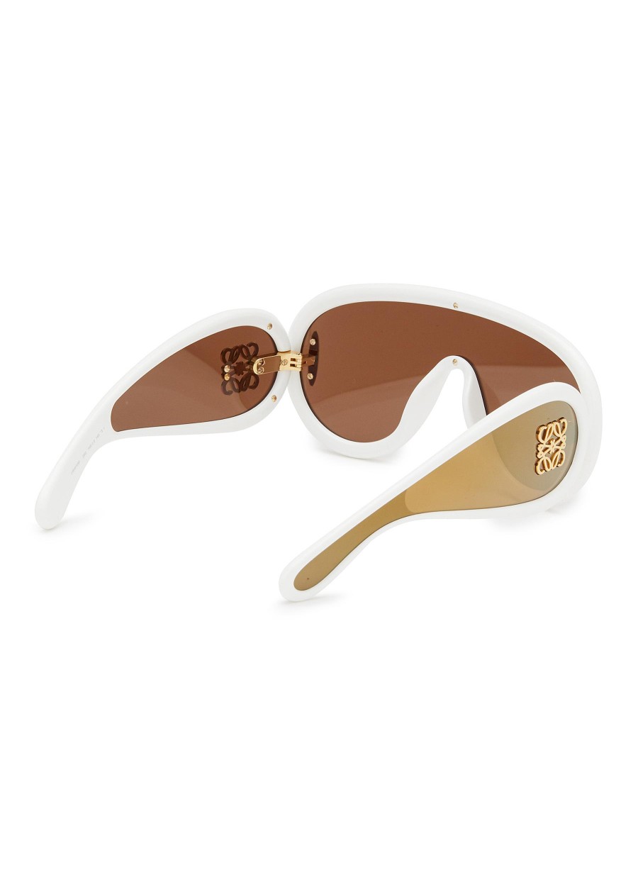 Women LOEWE Eyewear | Wave Acetate Mask Sunglasses