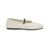 Women THE ROW Flats | Leather Mary Jane Ballerina Flats