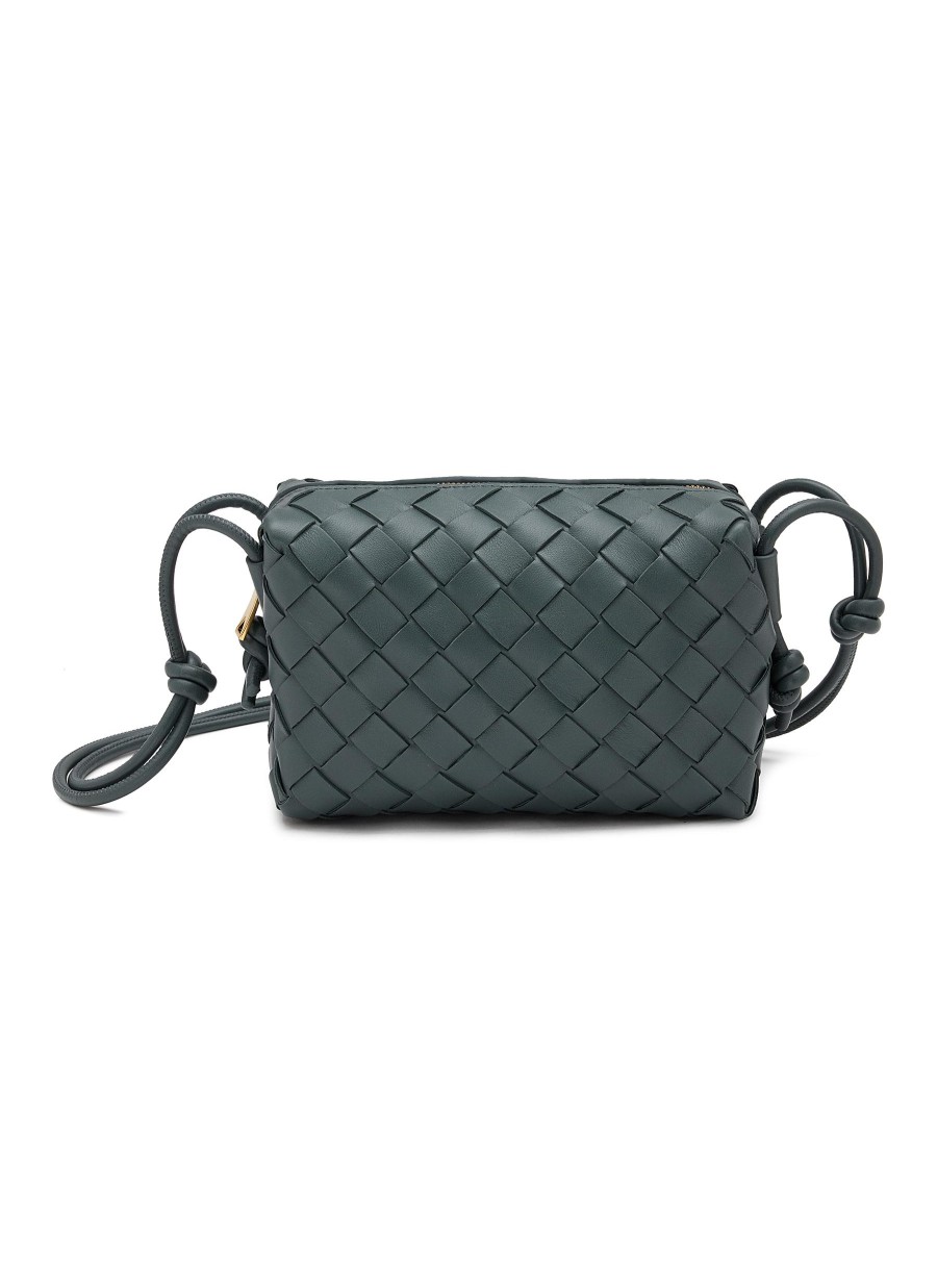 Women BOTTEGA VENETA Crossbody | Mini Loop Intrecciato Leather Crossbody Bag