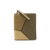 Women LOEWE Small Leather Goods | Puzzle' Compact Calf Leather Zip Wallet