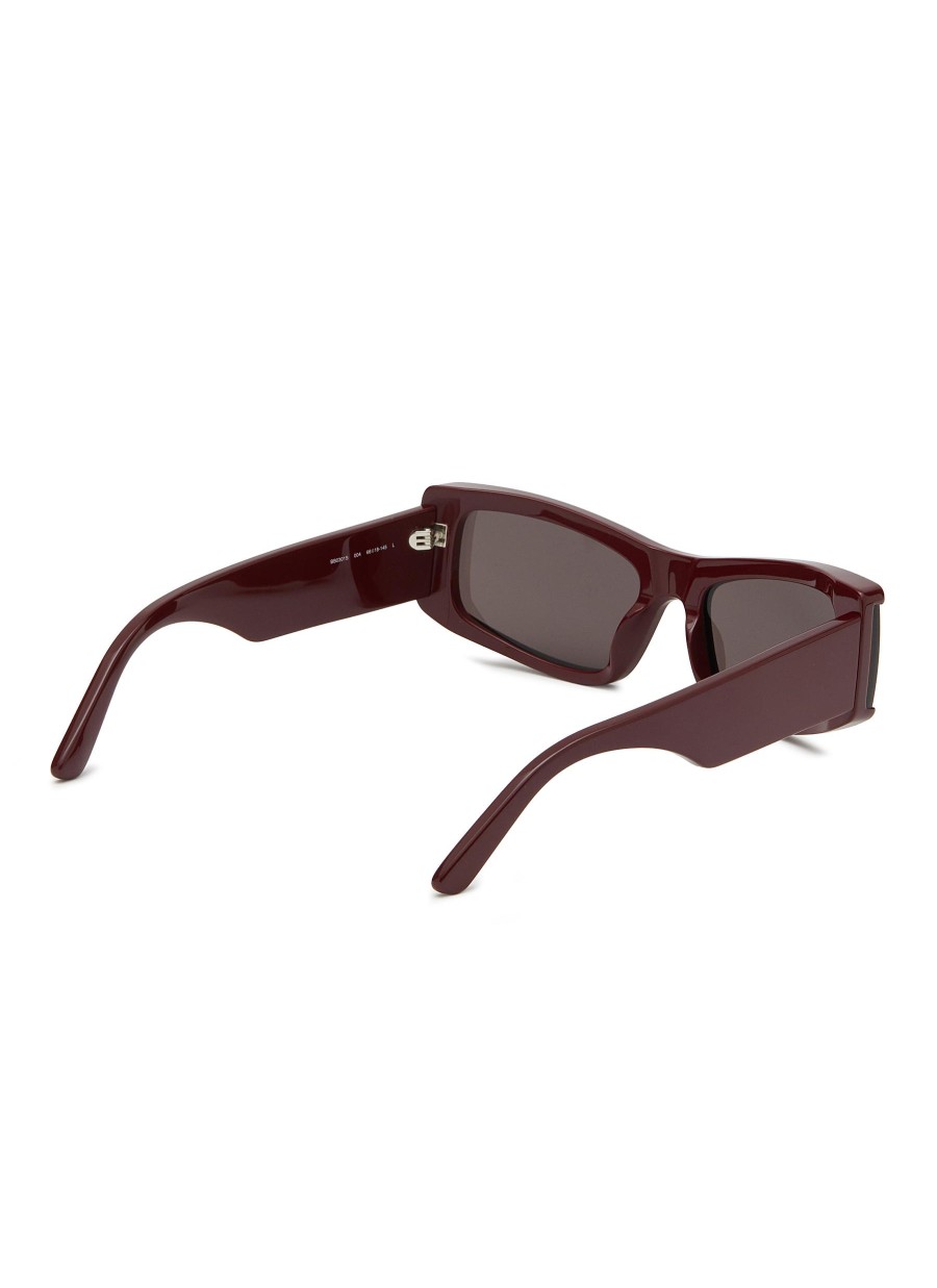 Men BALENCIAGA Eyewear | Logo Rectangle Cat Eye Sunglasses