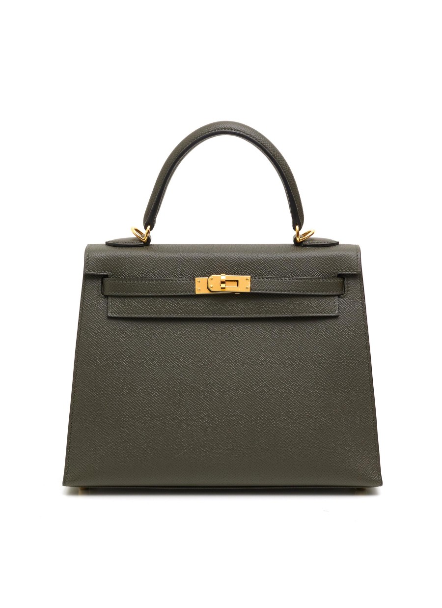 Women MAIA Vintage Bags | Vintage Kelly 25 Epsom Leather Bag