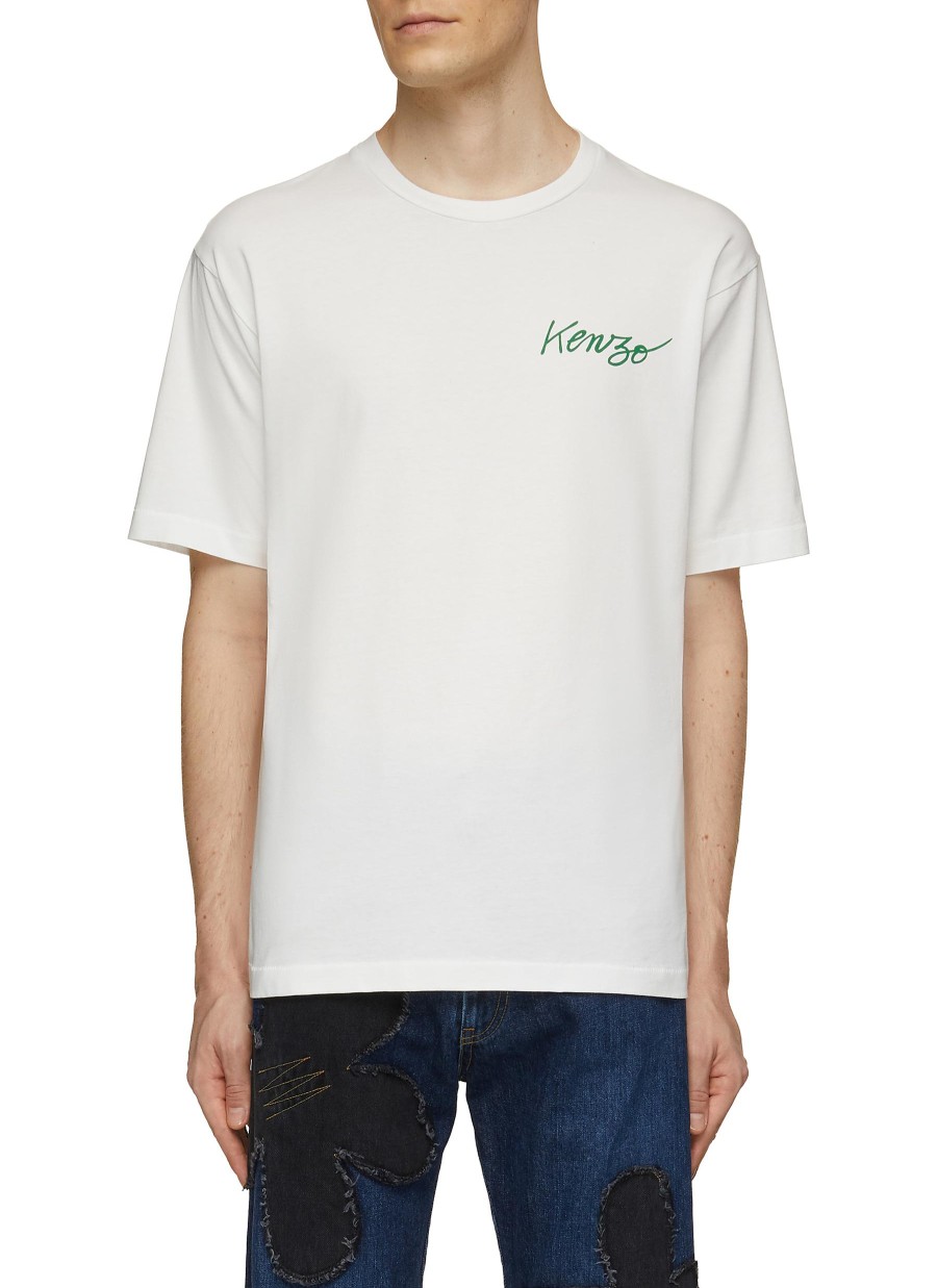 Men KENZO T-Shirts | With Love Graphic Print T-Shirt