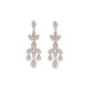 Women LC COLLECTION JEWELLERY Fine Jewellery | 18K White Gold Diamond Chandelier Earrings