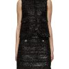 Women GIAMBATTISTA VALLI Coats | Sequin Boucle Tweed Gilet