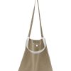 Women PB 0110 Tote Bags | Medium Linen Messenger Tote Bag