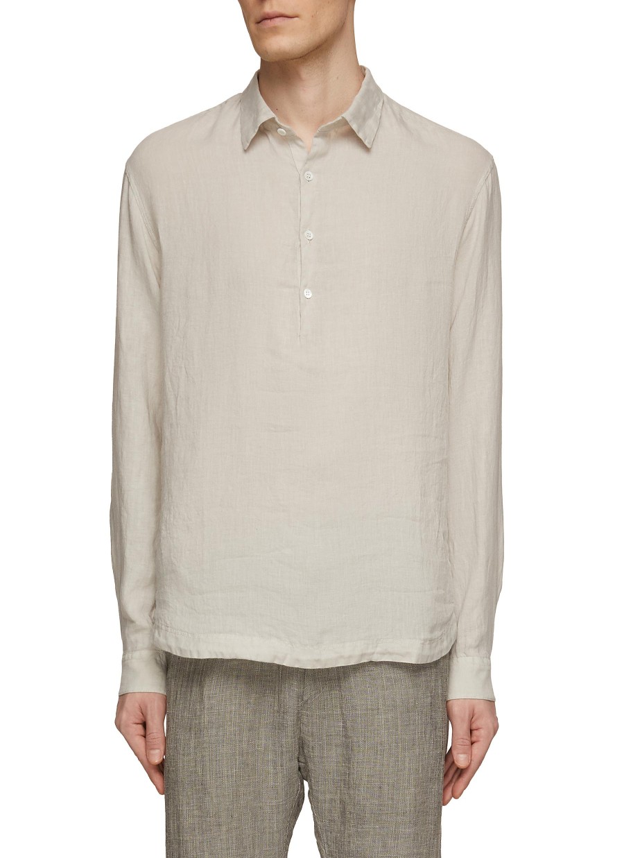 Men BARENA Shirts | Pavan Telino Linen Shirt