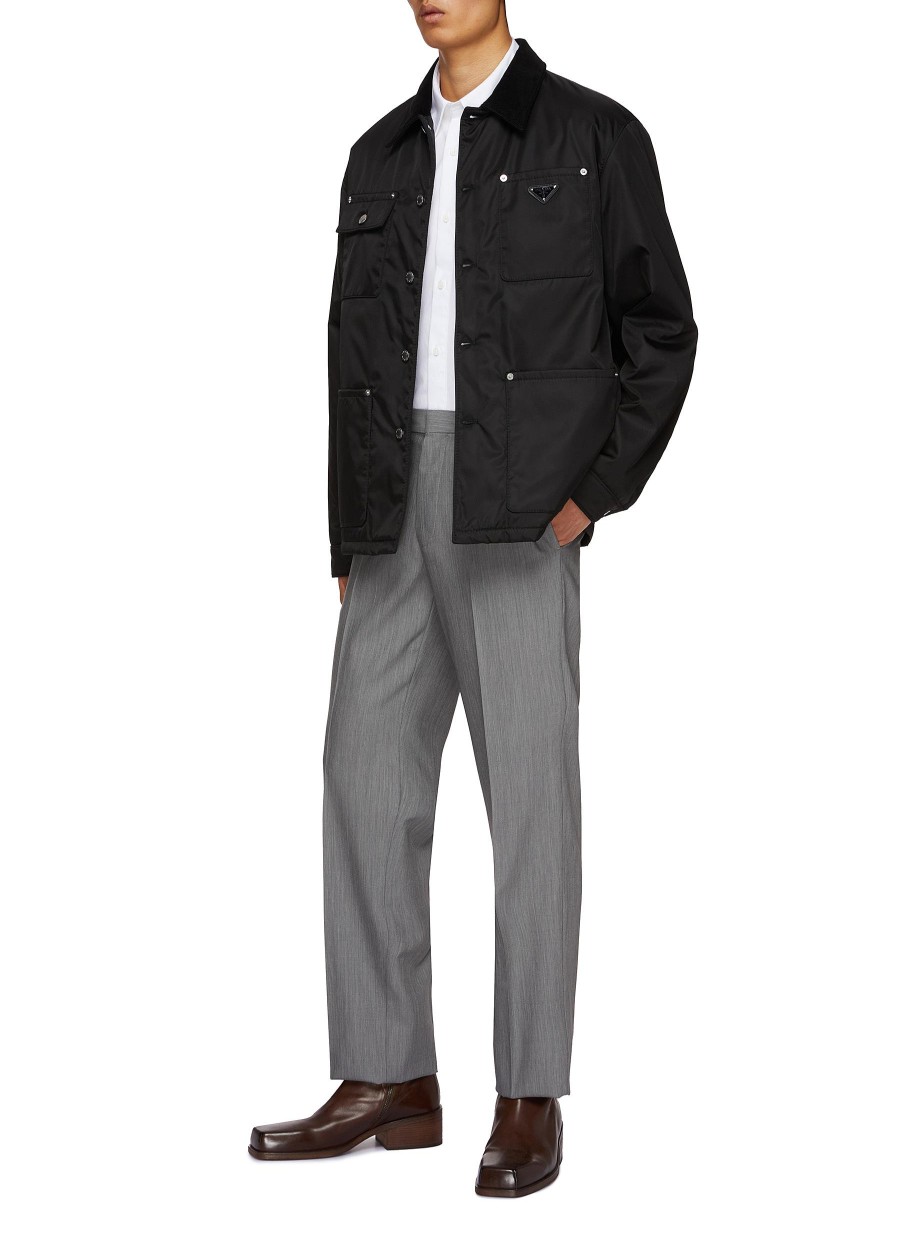 Men PRADA Pants | Straight Leg Pleated Pants